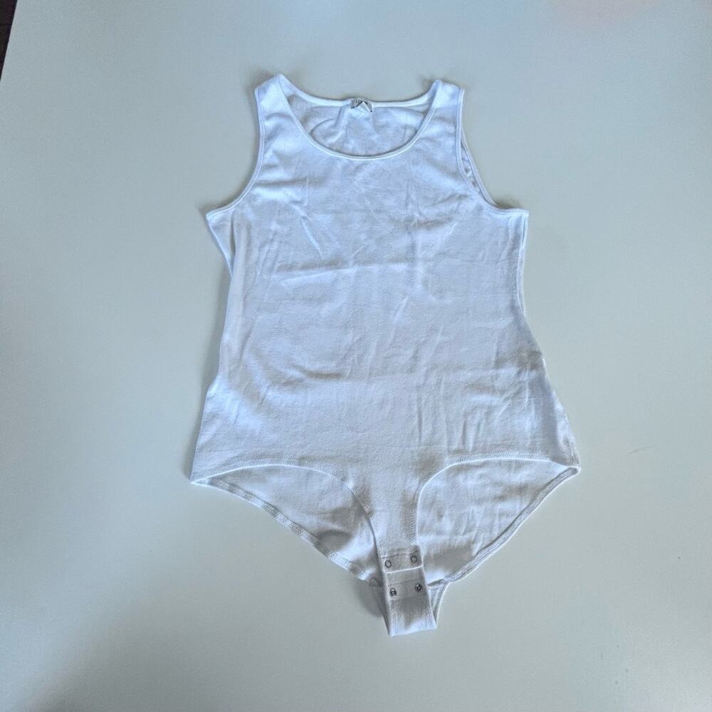 J Crew Bodysuit Tank XL White